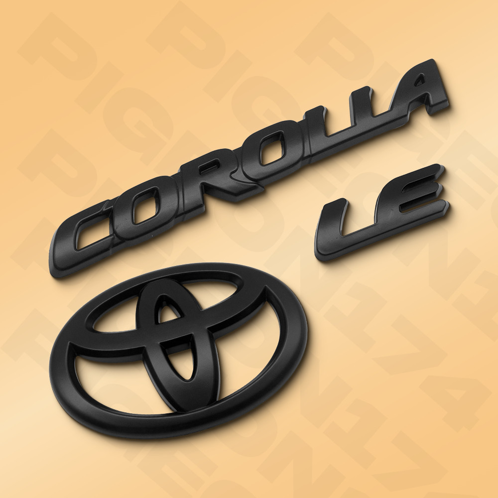Overlay Kit Emblem For Corolla LE Sedan Accessories 2020-25 Trunk PT948-02200-02