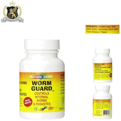 Reptile Worm Guard Powder 2-Oz - Effective Herbal Supplement for Digestion