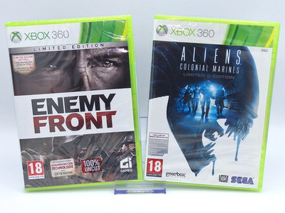 Enemy Front + Aliens: Colonial Marines Bundle - Xbox 360 - Neu & Sealed Deutsch