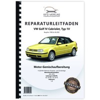 Vw Golf 4 Cabrio 1V 98-02 Motronic Einspritz- ZüNdanlage 1,4L Reparaturleitfaden