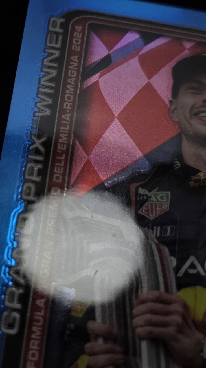 2025 Topps Chrome Blue F1 Max Verstappen #99 /150 view 14