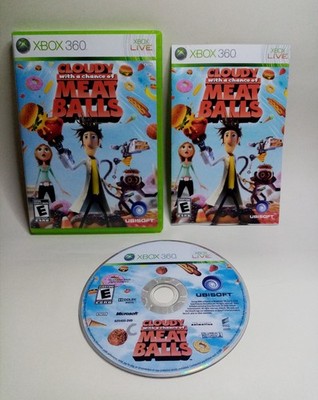 Cloudy With a Chance of Meatballs (Microsoft Xbox 360, 2009) Tested & Works