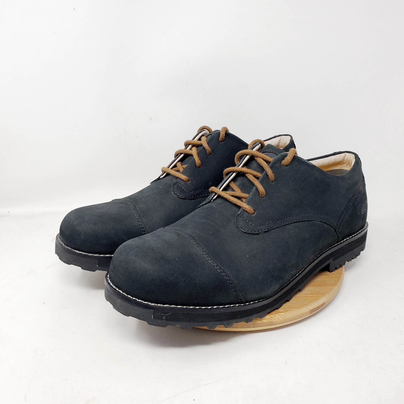 Scarpe KEEN uomo 13 Oxford nero nabuk sneaker basse comode suola a strappo escursionista The 59