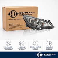 Hauptscheinwerfer Rechts Diederichs 1807884 FÜR Opel Frontscheinwerfer