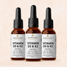 3 x Vitamin D3 K2 Tropfen 50ml flüssig - 1700 Tropfen …
