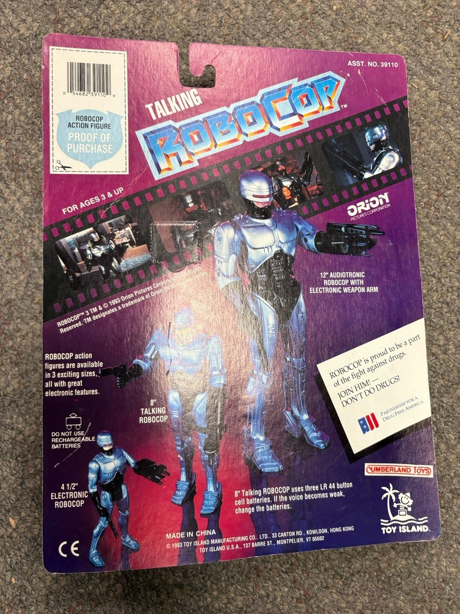 Toy Island 1993 Talking RoboCop w/ Working Bazooka NIP | eBay