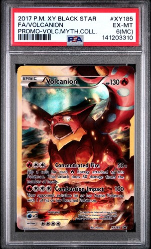 Volcanion graded PSA 6 for sale on eBay