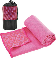 Yoga Towels, Non Slip Hot Yoga Mat Towel with Grip Dots,Super-Absorbent Soft Mic