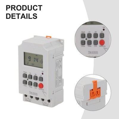 LCD Digital Microcomputer Timer Controller f��r AC220V Power Management