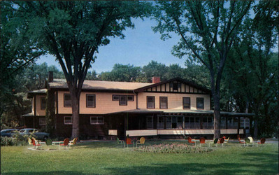 Oregon Illinois IL Maxson Manor 1950s-60s Vintage Postcard