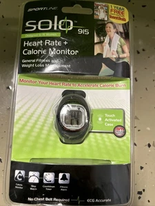 SPORTLINE Women's Solo 915 Strapless Heart Rate Monitor Calorie Burn count,gray
