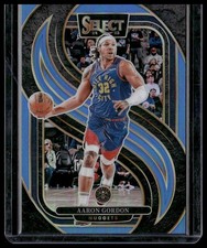 2024-25 Panini Select #142 Aaron Gordon Light Blue Prizm #/299