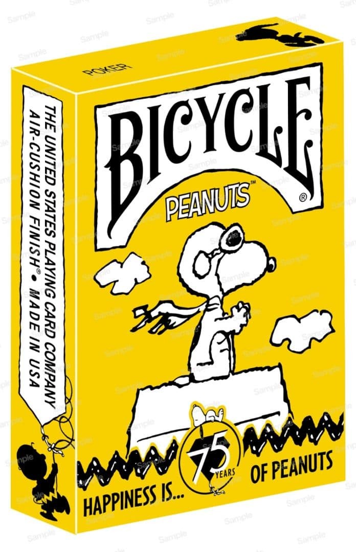 PEANUTS SNOOPY Playing Cards BICYCLE Collaboration 75th