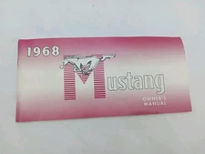 1968 68 Ford Mustang Stang Owner's Owners Manual VG Condition OEM Original 