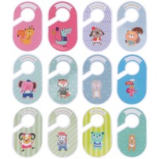 12 Pcs Plastic Clothes Size Dividers Clothing Hanger Wardrobe Closet Divider