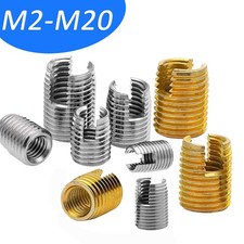 Slotted Self Tapping Threaded Inserts External And Internal Thread Stainless 303
