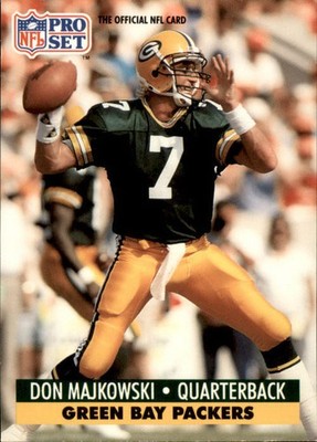 1991 NFL Pro Set Don Majkowski #156 (6024)