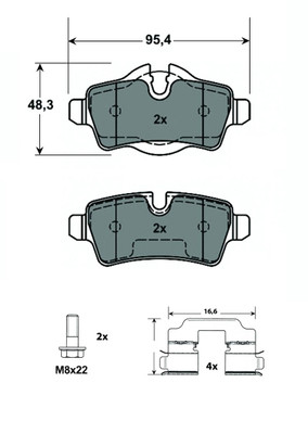 Motociclo Pastiglie Dei Freni Per YFM660 Per Grizzly 660 2002-2008 Per YFM600 Per Grizzly 600 1998-2001 Moto Anteriore Pastiglie Freno(1 Pair