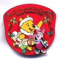 Disney TDL Pooh's Bear Hundred Acre Holiday Christmas Pin