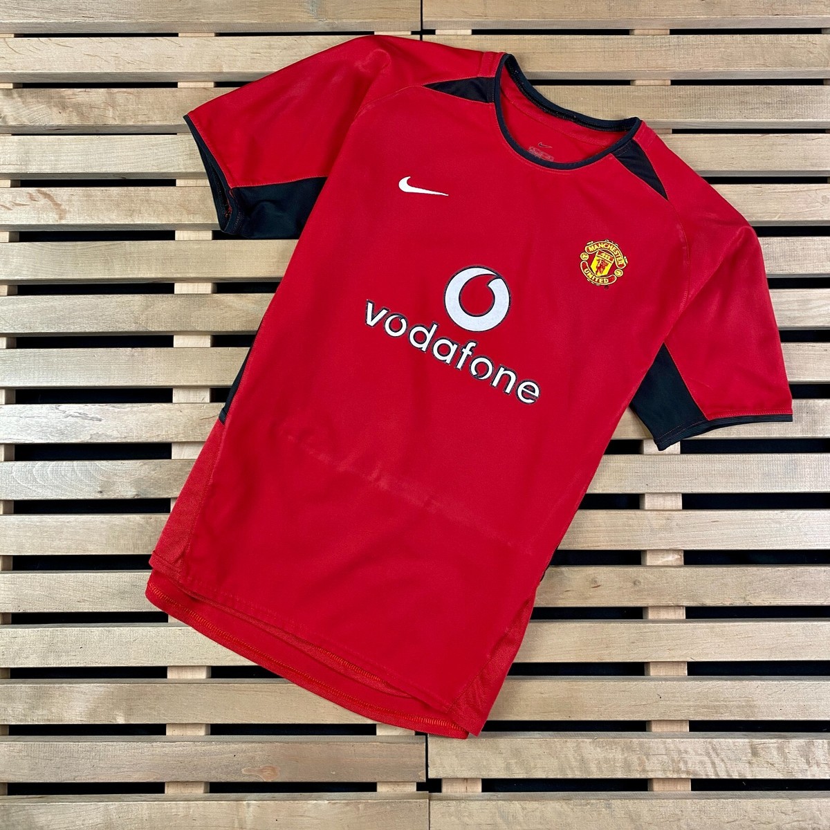 Boys Jersey Nike Manchester United Home 2003-2004 Size 14-16 Years