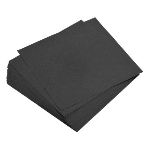 Origami Papel Doble Cara Negro 5.9" x 5.9" Cuadrado para DIY Artesanía 25 Hojas - Imagen 1 de 5