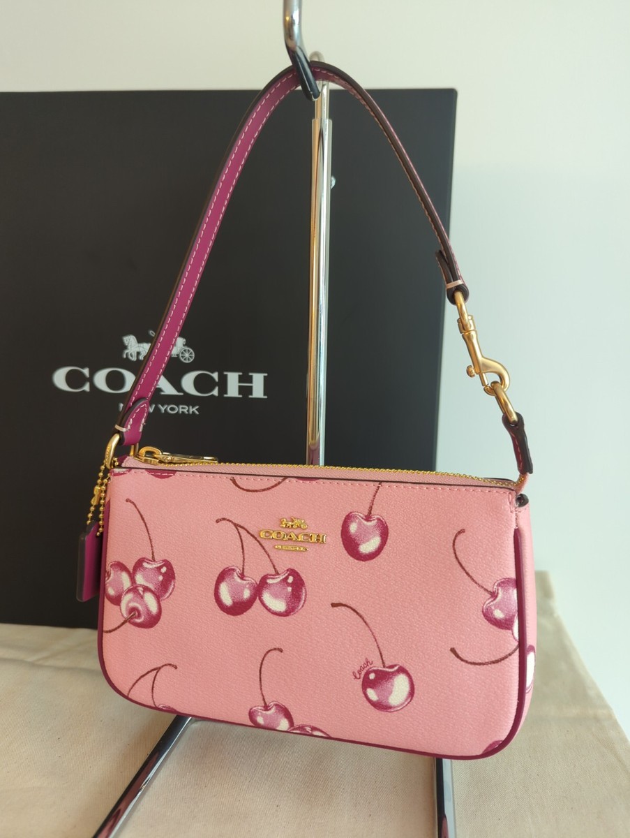 Cherry Print Set: 🍒Coach Nolita 19 (CR827) + 🍒Slim ID Card Cherry Print Set: 🍒Coach Nolita 19 (CR827) + 🍒Slim ID Card