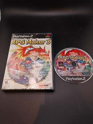 RPG Maker 3 Sony Playstation 2 PS2 With Case Great Shape