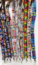 100pcs cartoon stitch Lanyard For Bus subway ID Card KeyChain Holder