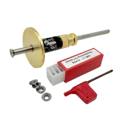 GANWEI Wheel Marking Gauge Woodworking Scriber W/ 10 Cutters Bar Wood Tool Carpenter