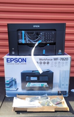 Epson Workforce Pro Wf-7820 All-in-One Printer Inkjet Printer