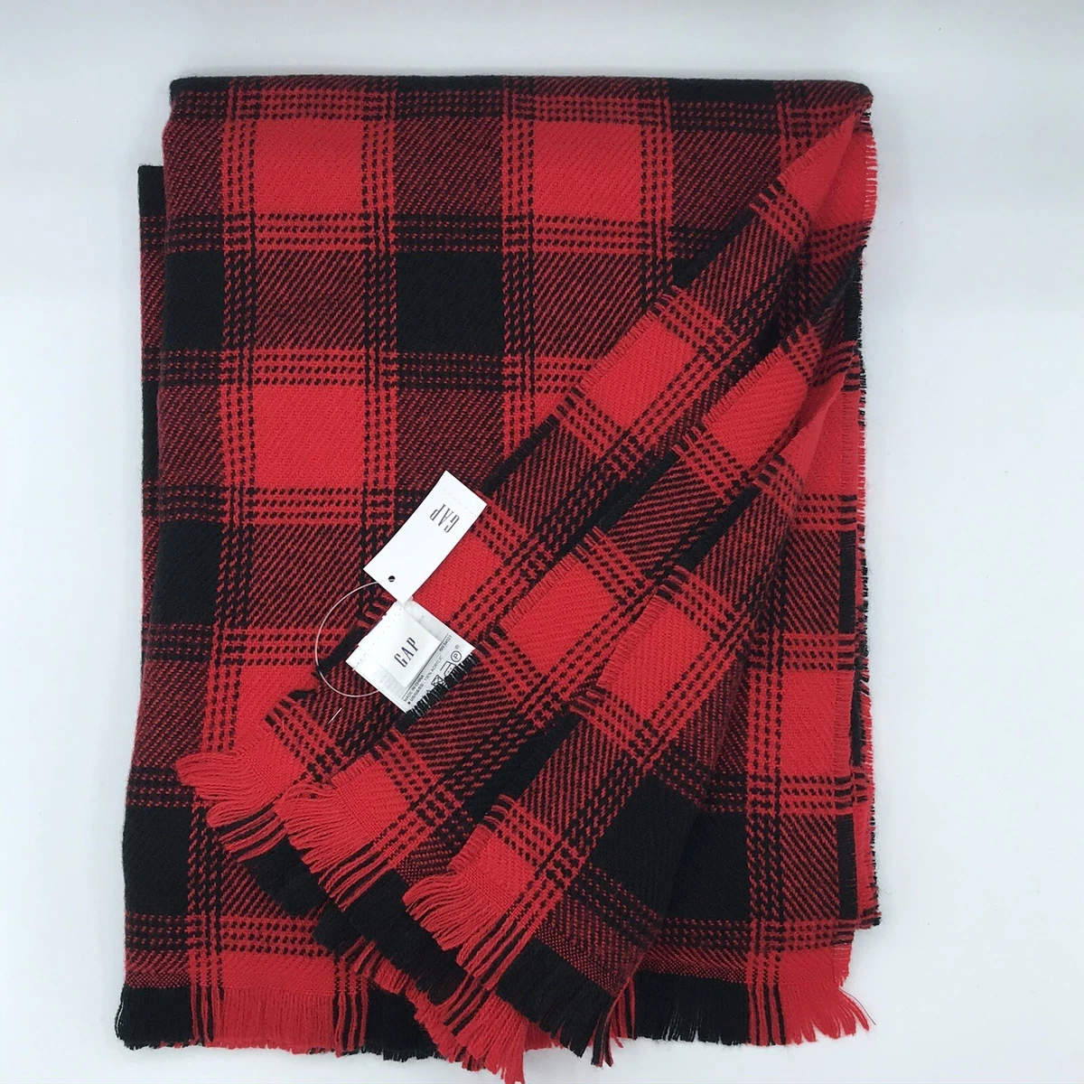 Red flannel cheap scarf