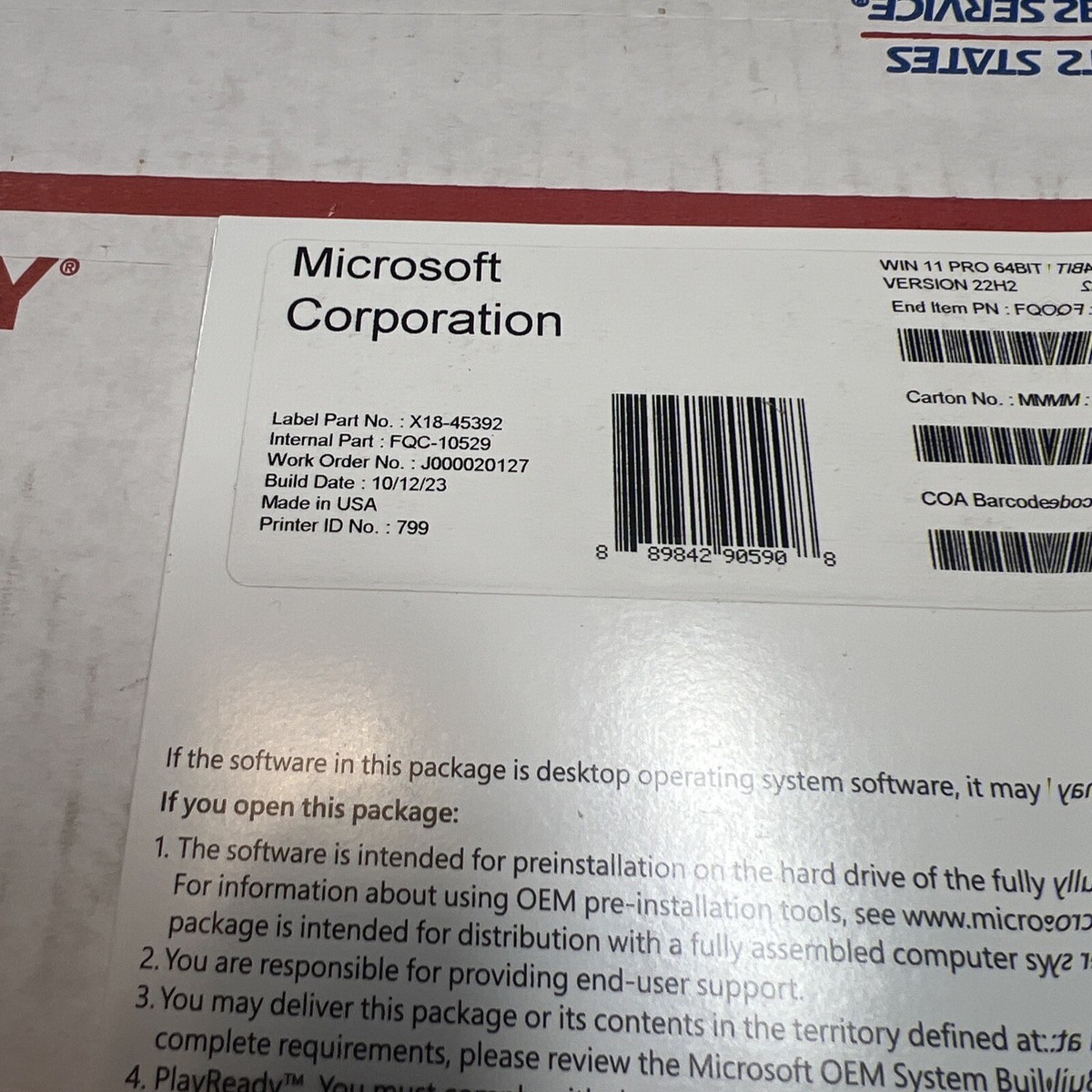 Microsoft Windows 11 Pro 64-bit, DVD | eBay