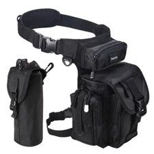 Men Waterproof Nylon Waist Leg Bag Drop Waist Motorcycle Tactical Backpack