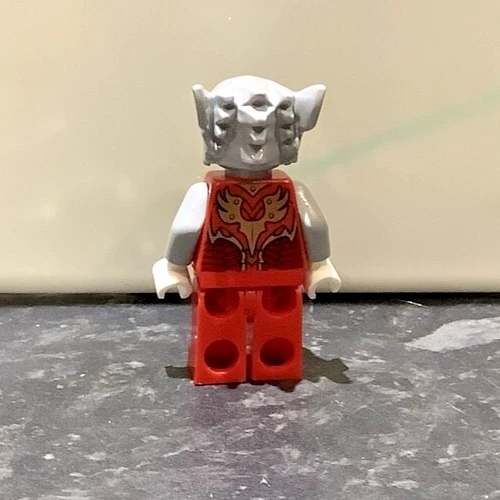Lego Legends of Chima loc089 Worriz Minifigure - Fire Chi & Armour 70145 70147, photo 2 of 5