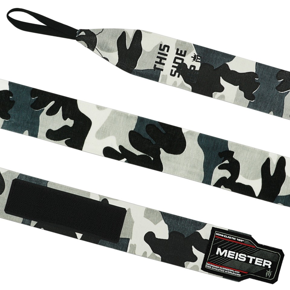 Bandes De Boxe Meister MMA - Camouflage Armée - 180 Pouces - Élastiques - Neuves