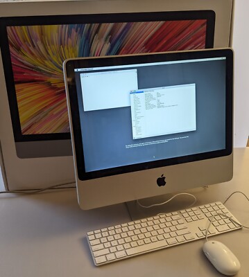 Apple iMac9 21'' Intel Core2 Duo 2.66GHz 4Gb RAM 640Gb HDD KB/Mouse Working No OS