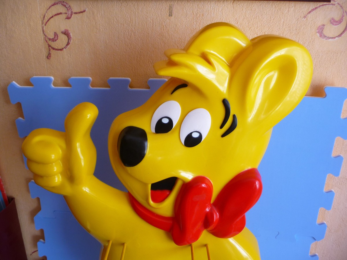 Haribo stand display plastic rare used jelly beans gummy bears