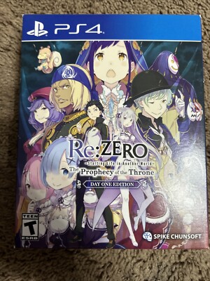Re:ZERO - The Prophecy of the Throne - Sony Playstation 4 [Day One Edition] PS4
