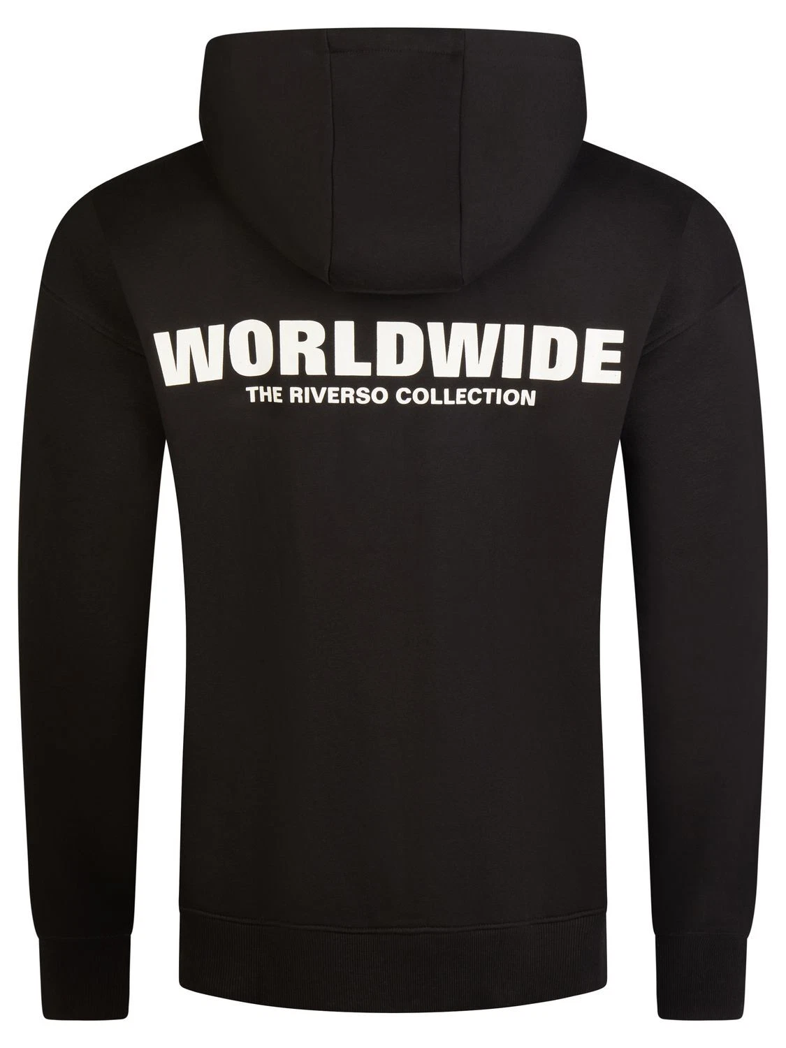 OFF WHITE riverso felpa con cappuccio uomo oversize con stampa posteriore RIVDave