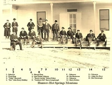 The Gathering Wild West, Butch Cassidy, Holliday, Earp, Outlaws 1883 Photo 81C