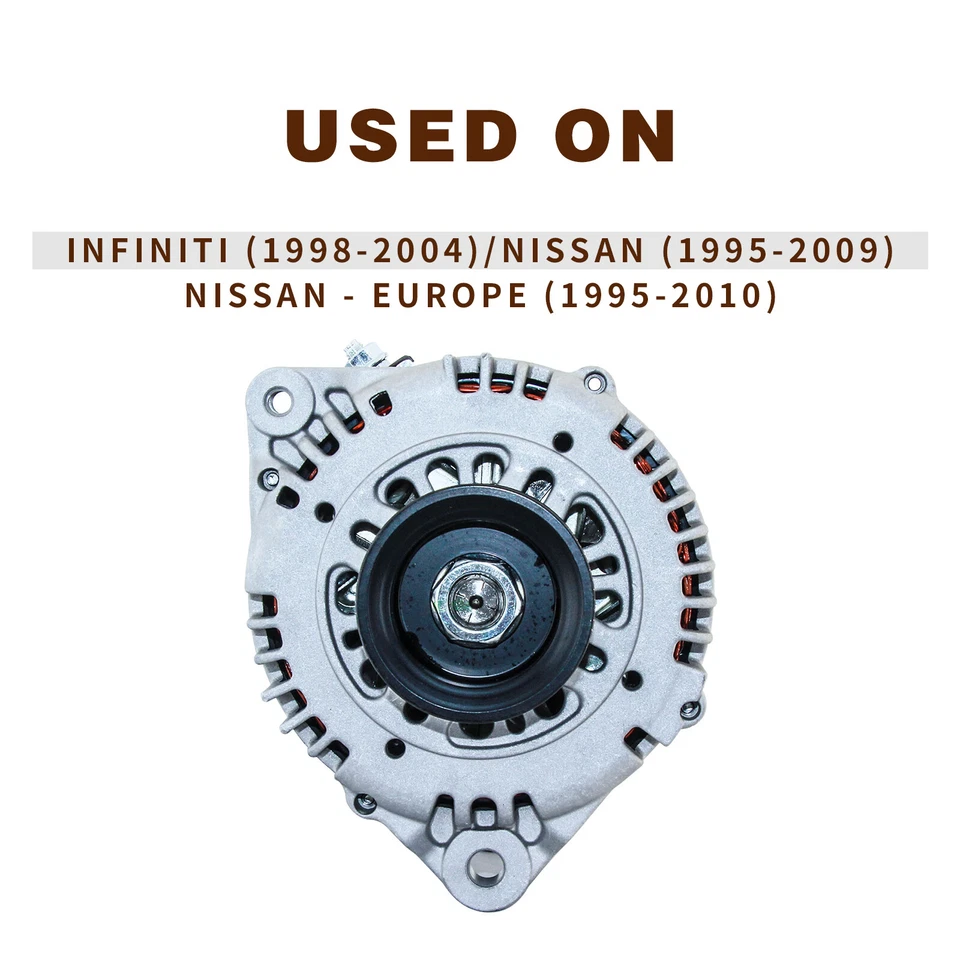 New Alternator For Infiniti I35 2002-2004 I30 1998-2000 13826 Foto 3 de 4