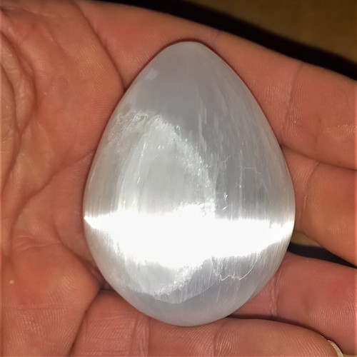 Selenit Alabaster Ei Lichtstab Konzentration Kristall Selenite Egg Marienglas E