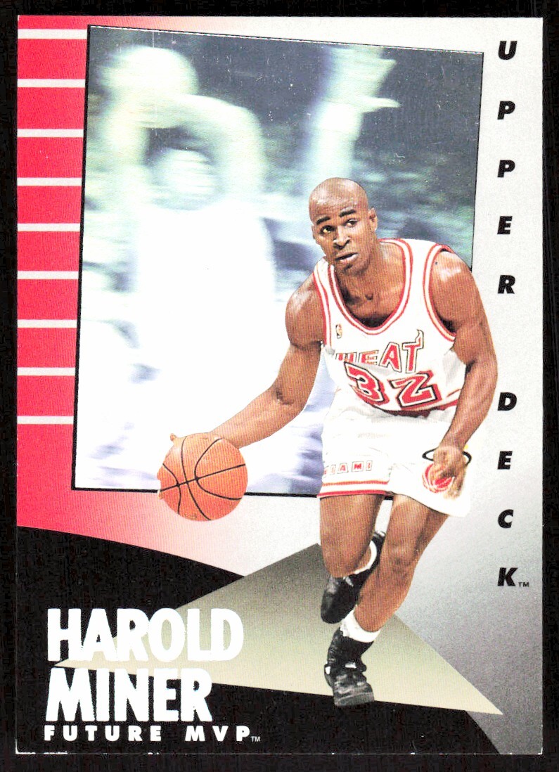 1992-93 3852A Upper Deck FUTURE MVP Holograms Harold Miner Miami Heat #33