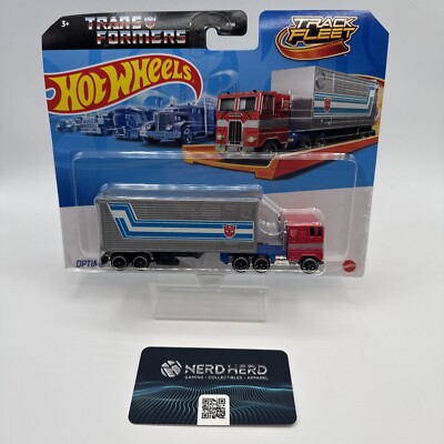 Transformers Hot Wheels Optimus Prime Truck 1:64 Scale Die-Cast Metal by Mattel