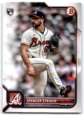 2022 Bowman #41 Spencer Strider Atlanta Braves Rookie