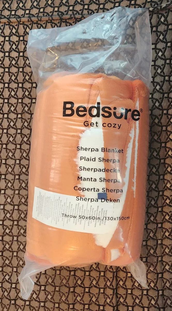 Bedsure get cozy sherpa blanket sales
