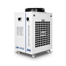 S A CW-6100BN Industrial Water Chiller for CO2 Laser Glass Tube Laser Engraver