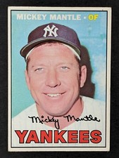 1967 Topps Baseball #150 Mickey Mantle
