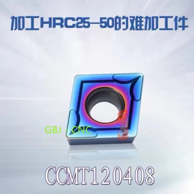 HRC65 CCMT120408 ZM1135N CCMT432 Nano Blue Bore Turning Insertion