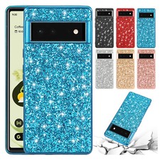 For Google Pixel 7A/10 Pro /11 Pro Luxury Glitter Bling Shockproof Slim TPU Case